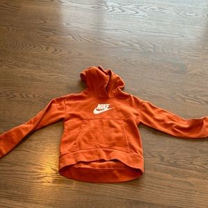 Girls small pumpkin orange Nike hoodie S
